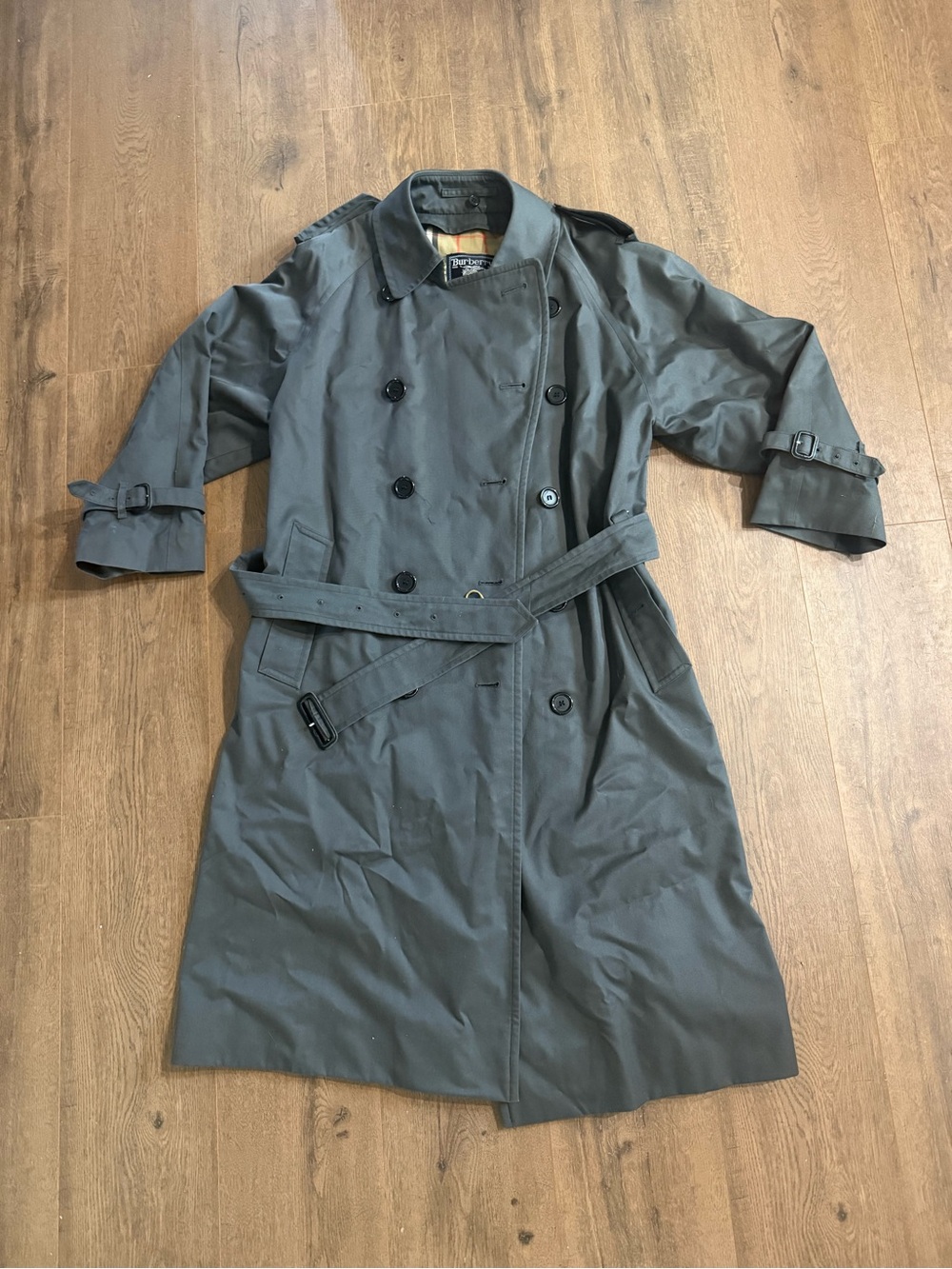Burberry Belted Trench - Original Vintage